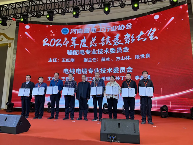B体育（中国）官方网站荣获河南省电工行业双优称号， 持续助力电力行业发展